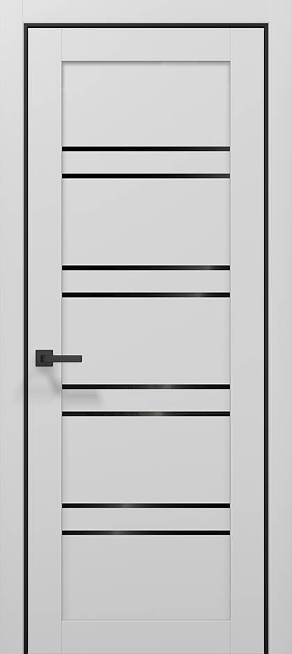 Міжкімнатні двері Папа Карло TETRA Т-01 (BLK)